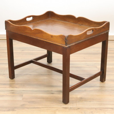 Image for Lot George II Mahogany Butler&apos;s Tray 18th C