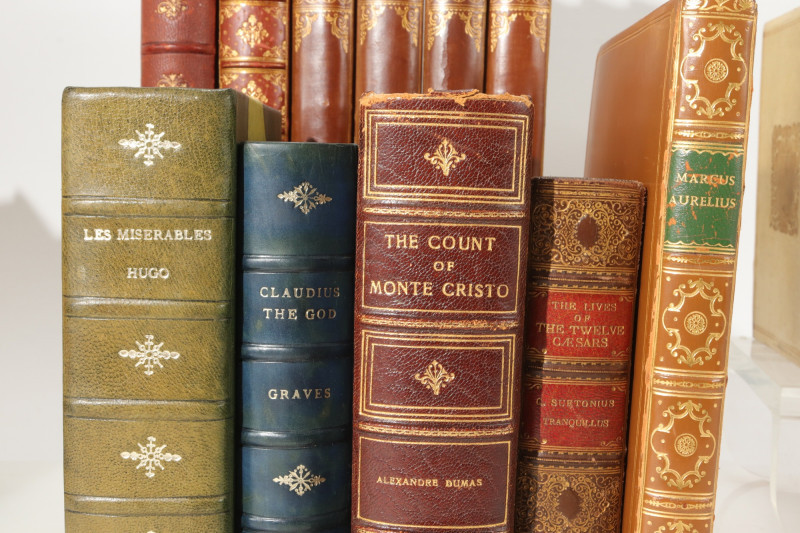 Image 5 of lot 27 Leather Bound Volumes