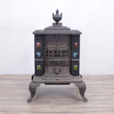Image for Lot Barstow Orient Cast Iron Stove, 1890