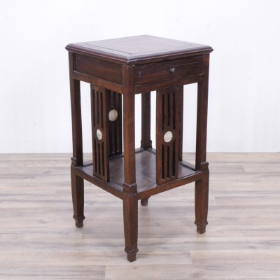 Image for Lot Chinese Art Deco Hardwood Side Table