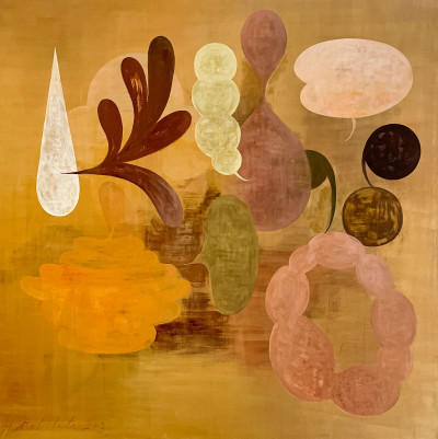 Image for Lot Joseph Stabilito - Untitled (Shapes Over Gold)