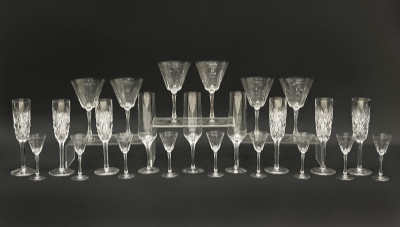 Image for Lot Saint Louis and Other Crystal Stemware