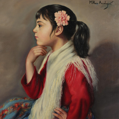 Image for Lot Maria Rosa Arsalaguet  Young Spanish Girl