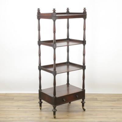 Image for Lot Early 19th C. Mahogany Etagere