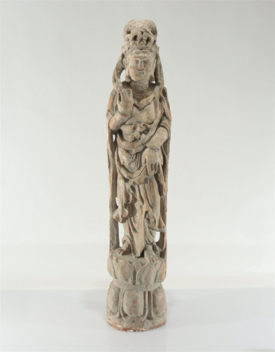 Title Chinese Style Ceramic Figure of Guan Yin / Artist