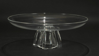 Image for Lot Steuben Footed Crystal Dish