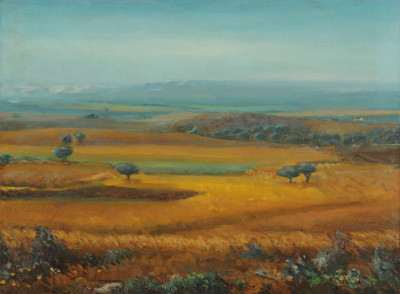 Image for Lot Antonio Hervas Amezcua - Autumn Fields Landscape