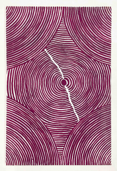 Joy Jones Kngwarreye - Untitled (Purple)