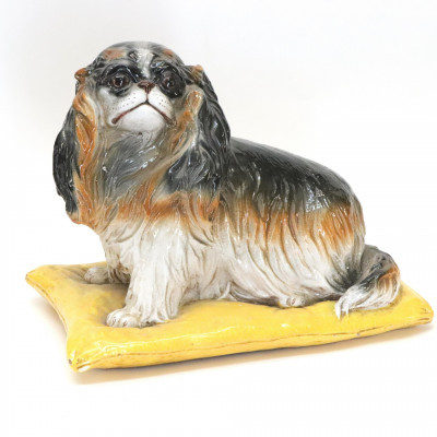 Image for Lot Italian Ceramic Figure of a Pekingese