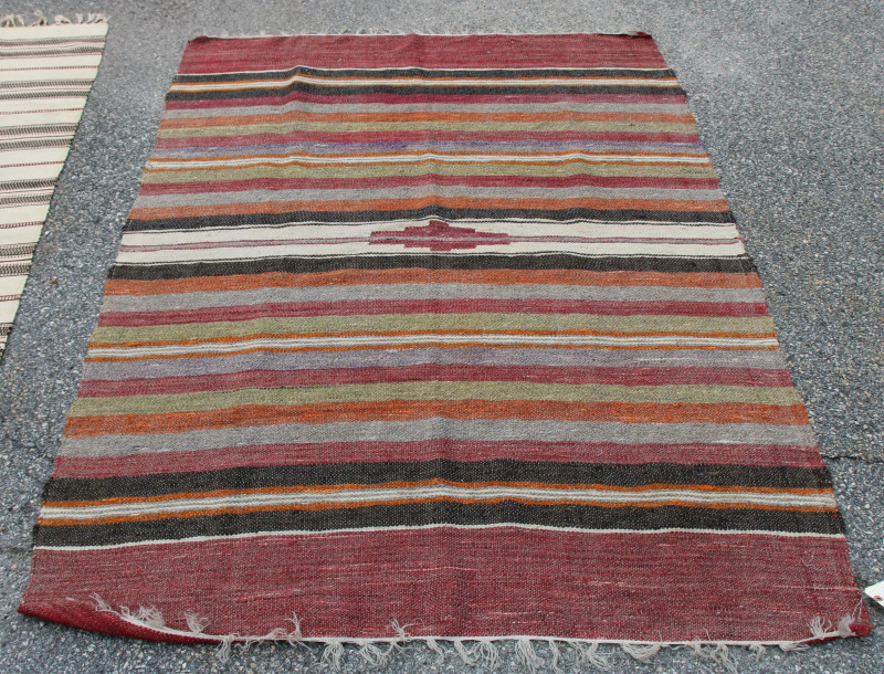 Image 4 of lot 2 Egyptian Kilim Wool Area Rugs