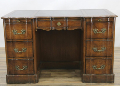 Image for Lot French Provincial Style Cherry Kneehole Desk