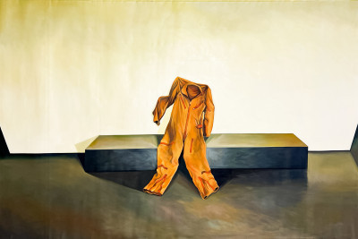 Image for Lot Lowell Nesbitt - Orange Jumpsuit
