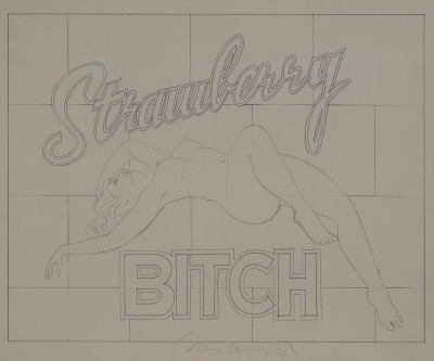 Image for Lot Mel Ramos - Strawberry Bitch