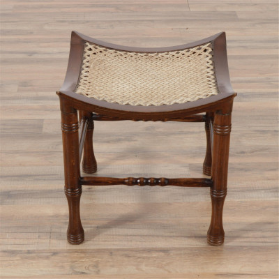 Image 2 of lot 19th C. Thebes Stool