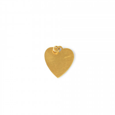 Image for Lot 14k Yellow Gold Heart Charm
