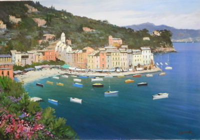 Title Antonio Iannicelli - Portofino Harbor / Artist