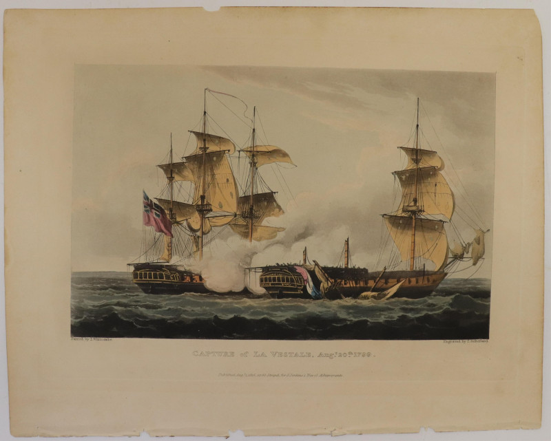 Image 5 of lot 18th19th C Botanical and Nautical prints