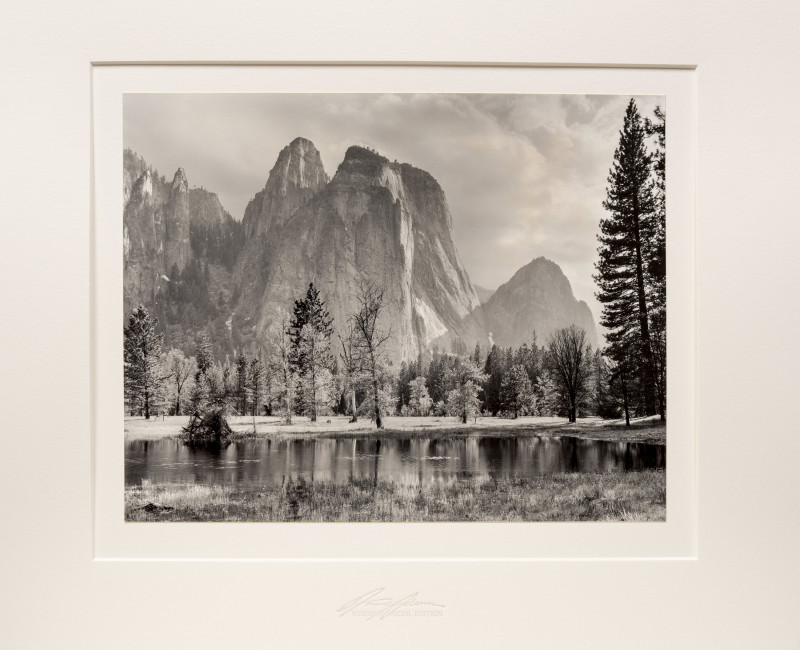 Ansel Adams - Cathedral Spires and Rocks, Late Afternoon, Yosemite National Park, California (1992)