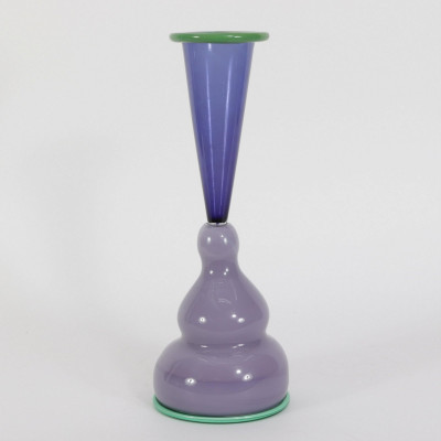 Image for Lot Possibly Peter Shire / Vistosi Glass Vase