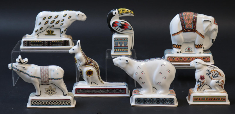 7 Wedgwood Bone China Noah's Ark Animals - Capsule Auctions