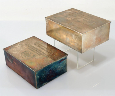 Image for Lot Two Tiffany & Co Sterling Silver Classic Boxes