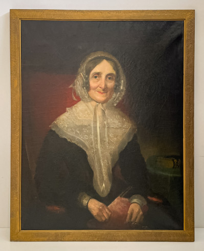 American School, Portrait of a Lady with Glasses and Book