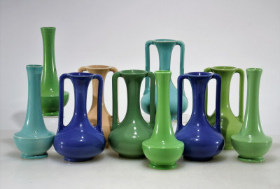 Image for Lot Trenton Pottery - 10 Vases