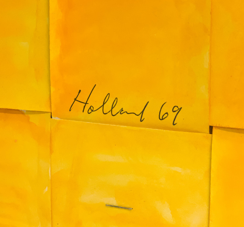 Tom Holland - Untitled (Composition in Yellow and Brown)