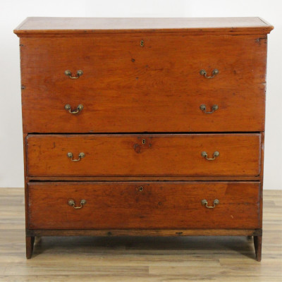 Image for Lot 19C Chestnut and Pine Lift Top Blanket Chest