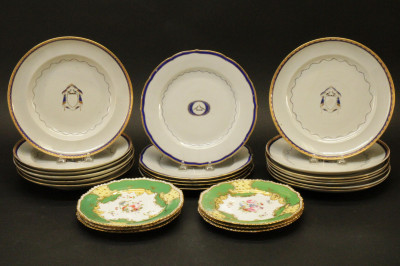 Image for Lot Chinese Export and English Porcelain Plates