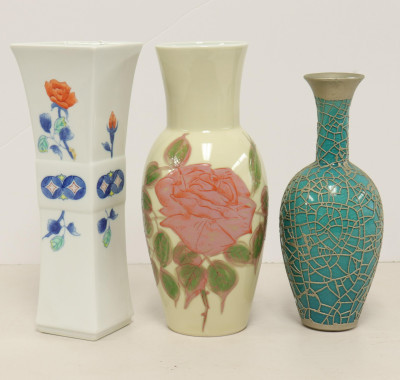 Image for Lot Asian Contemporary Porcelain Vases
