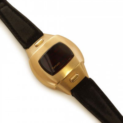 Image 1 of lot 14k Gold Tiffany  Co Pulsar Watch