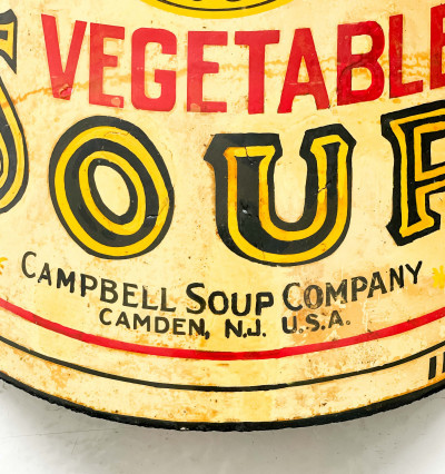 Campbell's Vegetable Soup Enameled Metal Sign
