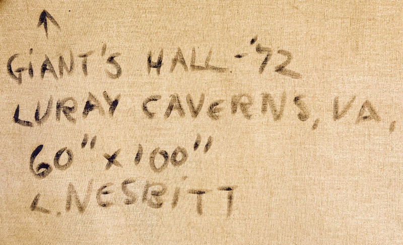 Lowell Nesbitt - Giant’s Hall, Luray Caverns, VA