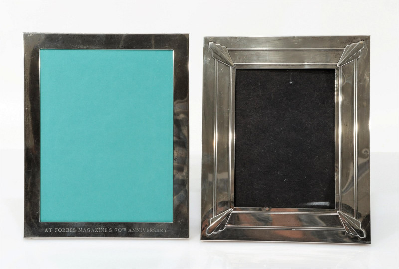 Tiffany & Co and Lunt Sterling Silver Photo Frames