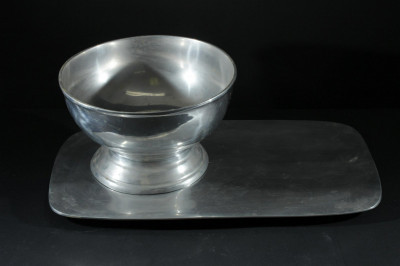Image for Lot Nambe Serving Pieces