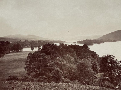 Image 6 of lot 3 UK photos. Lake Windermere & Haddon Hall c.1870