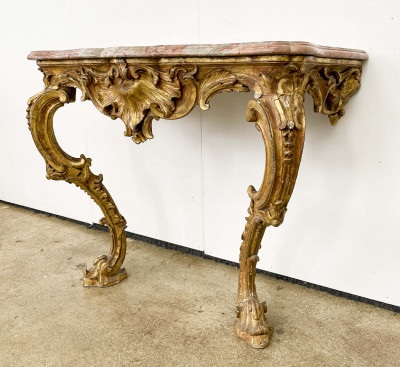 Louis XV Giltwood Console