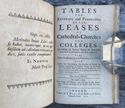 Image for Lot G. MABBUT and others. Tables for... Leases 1722