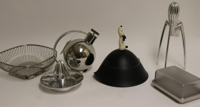 Image for Lot 6 Alessi Steel & Plastic Table Articles
