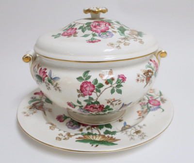 Image for Lot Wedgwood Covered Tureen and Stand, Charnwood