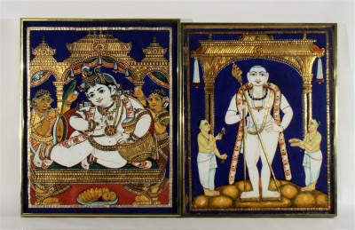 Title Two Indian Paintings of Deities / Artist