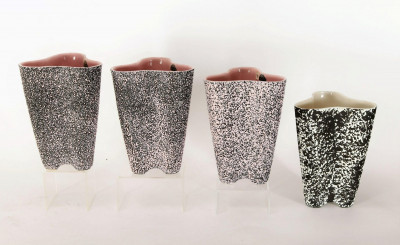 Image for Lot Kenwood Zanesville Pottery - 4 Vases