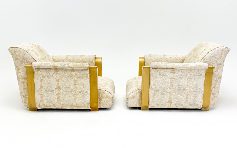 Michel Dufet - Pair of Lounge Chairs
