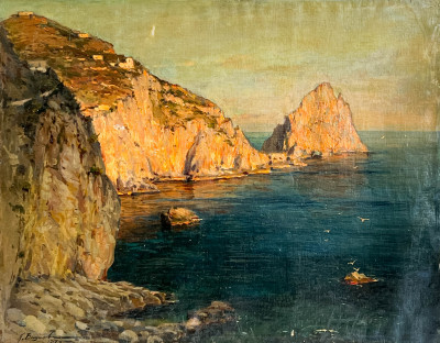 Artist Unknown - Coastal Landscape