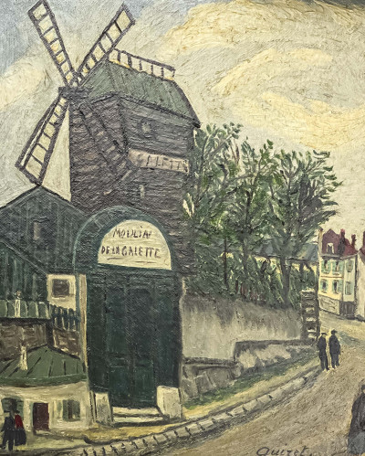 Image for Lot Alphonse Léon Quizet - Moulin de la Galette