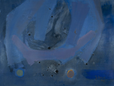 Benoît Gilsoul - Untitled (Blue Composition)