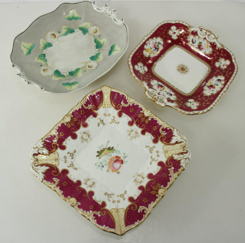 Image 4 of lot 10 English Porcelain & Stoneware Plates
