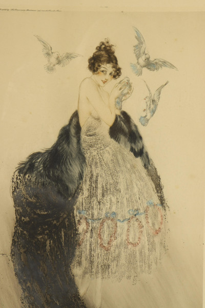 Title Louis Icart - Colored Etching / Artist