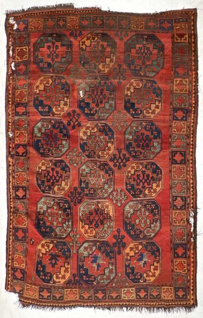 Title Ersari Afghan Carpet / Artist